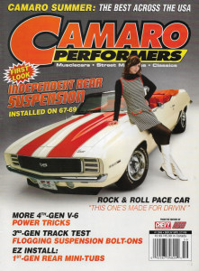 CAMARO PERFORMERS 2006 JAN - INST IND REAR SUSP 67-69, PACE CAR, 3RD GEN TEST